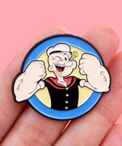 Alternative view of Popeye 'Sailor Man' Enamel Pin