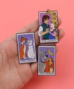 Alternative view of Tangled 'The Lovers | Rapunzel and Flynn' Enamel Pin