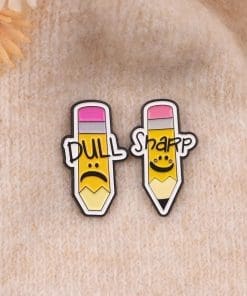 Alternative view of Pencil 'Set of 2 Emoji Face' Enamel Pin