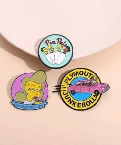 Alternative view of The Simpsons 'Pin Pals' Enamel Pin