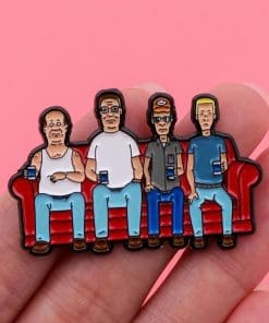 Alternative view of King of the Hill 'Gang of 4' Enamel Pin