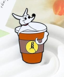 Alternative view of The Nightmare Before Christmas ' Hot Zero Coffee' Enamel Pin