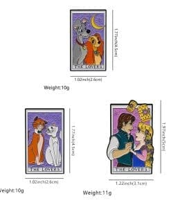 Lady and the Tramp 'The Lovers' Enamel Pin - Image 4