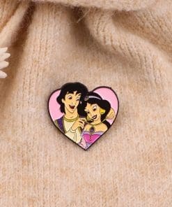 Alternative view of Aladdin 'The Lovers' Enamel Pin