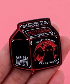 Mothman 'Cryptically Delicious Juice' Enamel Pin - Image 3