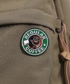 Alternative view of Regular Show ‘Rigby Coffee’ Enamel Pin