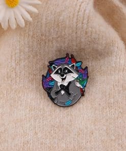 Alternative view of Mulan 'Meeko Charm' Enamel Pin