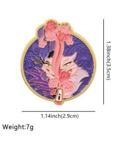 Alternative view of The Emperor's New Groove 'Yzma Half Face' Enamel Pin
