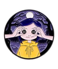 Coraline ‘Coraline Jones | Open Your Eyes’ Enamel Pin