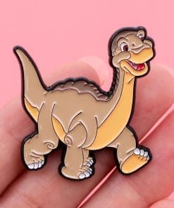 Alternative view of Little Cute Dinosaur Enamel Pin