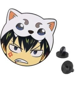 Alternative view of Gintama 'Toshiro Hijikata x Sadaharu' Enamel Pin