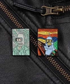 Futurama 'Bender | Scream' Enamel Pin - Image 4