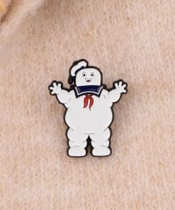 Alternative view of Ghostbusters 'Giant Stay Puft Marshmallow Man' Enamel Pin