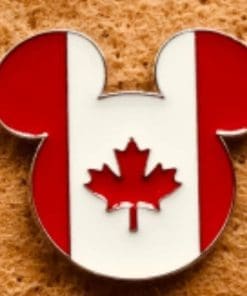 Mickey Mouse 'Flag Head | Canada' Enamel Pin
