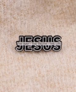 Christian 'JESUS | the Way. the Truth. the Life' Enamel Pin - Image 3