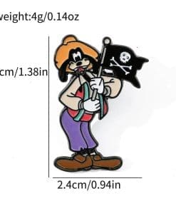Alternative view of Goofy 'Pirate Flag' Enamel Pin