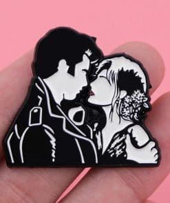 Alternative view of Grease 2 'Michael and Stephanie | Kiss' Enamel Pin