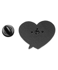 Horror Heart 'Don't Cut My Heart To Pieces Leatherface' Enamel Pin - Image 6
