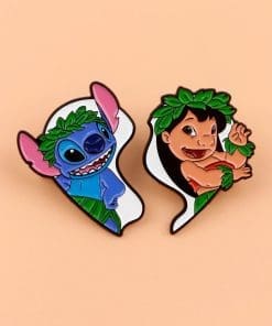 Lilo and Stitch 'Split Heart' Enamel Pin