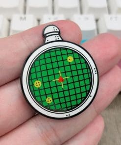 Alternative view of Dragon Ball z 'Dragon Radar' Enamel Pin
