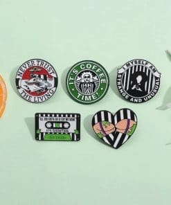 Beetlejuice 'Hearty Sandworm Ass' Enamel Pin - Image 4