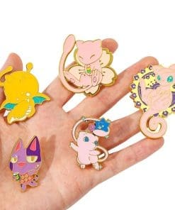 Alternative view of Pokemon 'Mew | Blossom Flower'' Enamel Pins