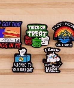 Traveler 'I Love Peeing Outside' Enamel Pin - Image 4