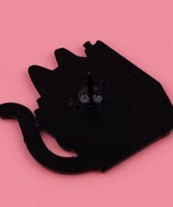 Cat Reader 'How To Buy New Books & Pretend Like It Was An Accident' Enamel Pin - Image 5