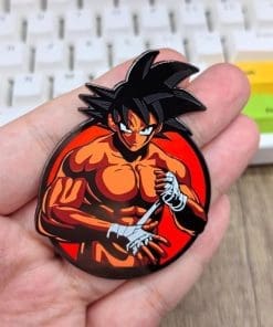 Alternative view of Dragon Ball Z 'Goku Fitness' Enamel Pin