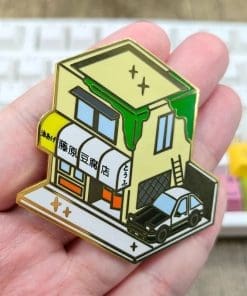 Alternative view of Initial D ‘Fujiwara Tofu Shop 2.0’ Enamel Pin