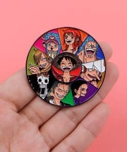 Alternative view of One Piece ‘Luffy | Funny Spinning Wheel’ Enamel Pin