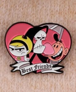 Alternative view of The Grim Adventures of Billy & Mandy 'Best Friends' Enamel Pin