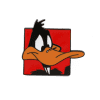 Loo ney Tunes 'Daffy | Head Portrait' Enamel Pin