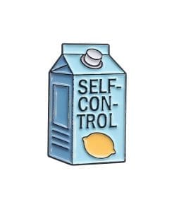 Fruit Juice 'Lemon Self-Control' Enamel Pin