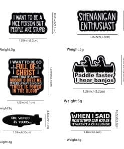 When I Said How Stupid Can You Be It Wasn't A Challenge Enamel Pin - Image 3