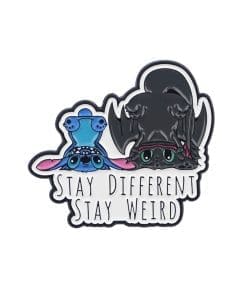 Lilo and Stitch 'Stay Different Stay Weird' Enamel Pin