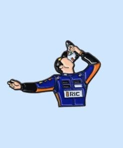 Alternative view of Daniel Ricciardo 'FMonza 2021 Shoey' Enamel Pin