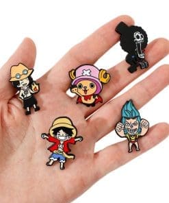 Alternative view of One Piece 'Set of 5 Silly Crew' Enamel Pin