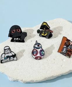 Alternative view of Space Sci-fi 'Set of 3 Str Wars x Wall-E' Enamel Pin
