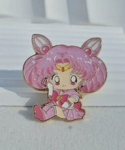 Alternative view of Sailor Moon 'Sparkling Chibiusa Chibi' Enamel Pin
