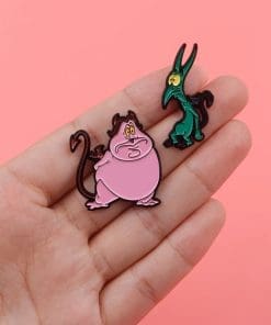 Alternative view of Hercules ‘Panic’ Enamel Pin