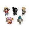 One Piece 'Set of 5 Silly Crew' Enamel Pin
