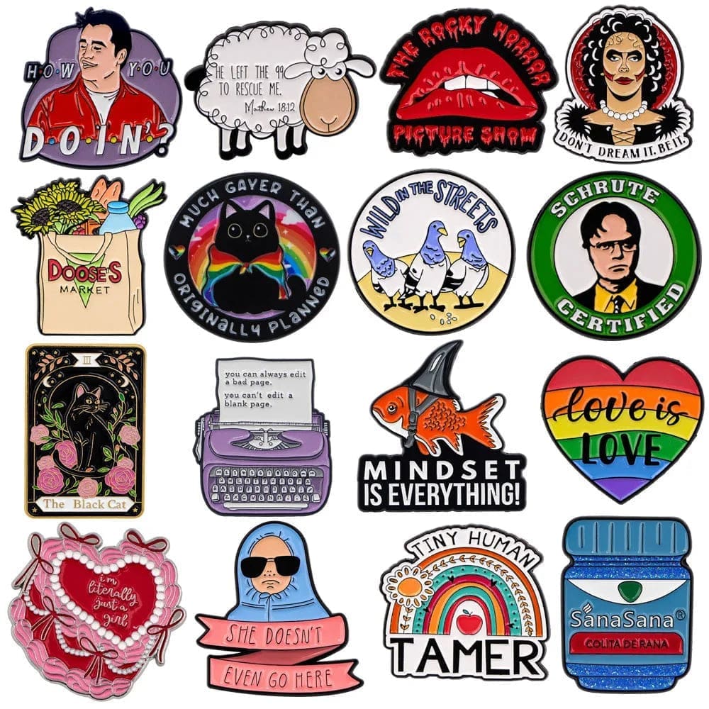 Mean Girls ‘Damian 2.0 | She Doesn’t Even Go Here’ Enamel Pin - Image 3