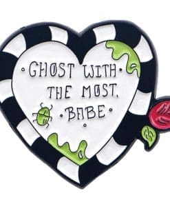 Beetlejuice 'Ghost With the Most Babe' Enamel Pin