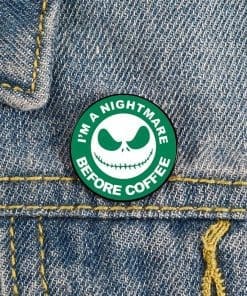 The Nightmare Before Christmas ‘Jack | I’m A Nightmare Before Coffee’ Enamel Pin