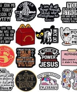 Alternative view of There is Power in the Name of Jesus Enamel Pin