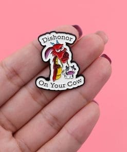 Mulan 'Dishonor On Your Cow' Enamel Pin - Image 3