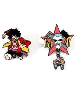 One Piece 'Set of 2 Strong Luffy' Enamel Pin