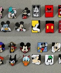 Alternative view of Mickey Mouse and Friends 'Set of 8 Halloween Mash-Up' Enamel Pin