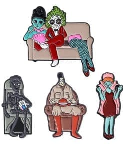 Alternative view of Beetlejuice 'The Shrinkers | Waiting Room' Enamel Pin